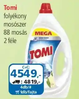 ÁRKLUB Tomi folyékony mosószer ajánlat