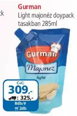 ÁRKLUB Gurman majonéz ajánlat
