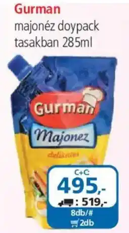 ÁRKLUB Gurman majonéz ajánlat