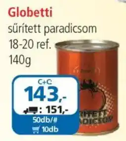 ÁRKLUB Globetti sűrített paradicsom ajánlat