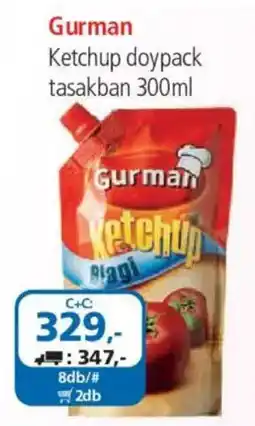 ÁRKLUB Gurman ketchup ajánlat