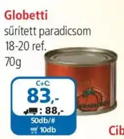 ÁRKLUB Globetti paradicsom ajánlat