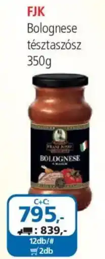 ÁRKLUB Fjk bolognese tésztaszósz ajánlat