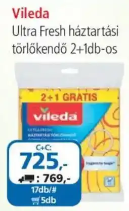 ÁRKLUB Vileda ultra fresh háztartási törölkendő ajánlat