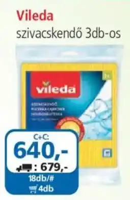 ÁRKLUB Vileda szivacs kendő ajánlat