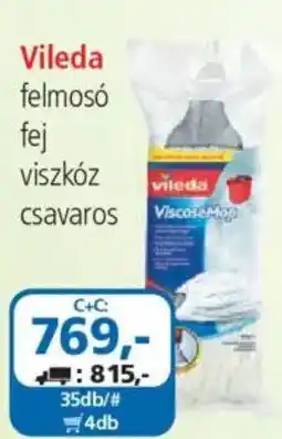 ÁRKLUB Vileda felmosó fej viszkóz csavaros ajánlat