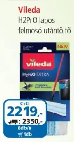 ÁRKLUB Vileda H2Pro lapos felmosó utántöltő ajánlat