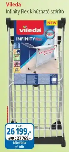 ÁRKLUB Vileda infinity flex kihúzható szárító ajánlat