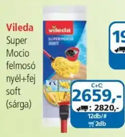 ÁRKLUB Vileda super mocio felmosó nyél+fej soft ajánlat