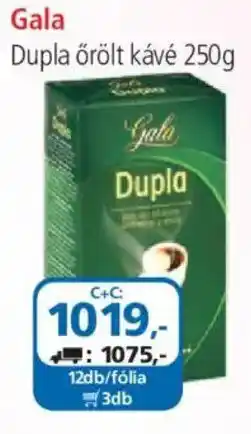 ÁRKLUB Gala dupla örölt kávé ajánlat