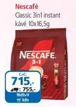 ÁRKLUB Nescafe classic 3in1 instant kave ajánlat