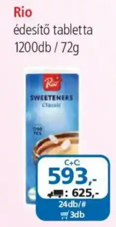 ÁRKLUB Rio édesítő tabletta ajánlat