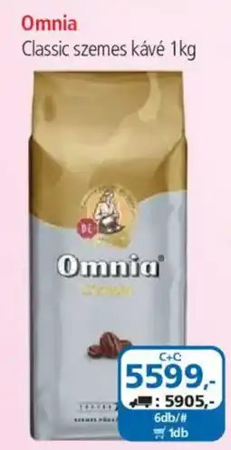 ÁRKLUB Omnia classic szemes kávé ajánlat