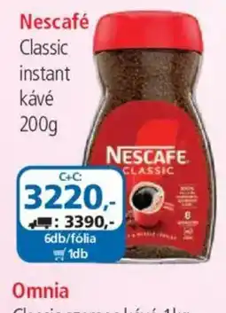 ÁRKLUB Nescafe classic instant kávé ajánlat