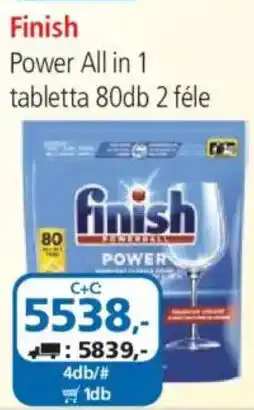 ÁRKLUB finish power all in 1 tabletta ajánlat