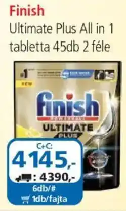ÁRKLUB finish ultimate plus all in 1 tabletta ajánlat