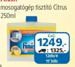 ÁRKLUB Finis mosogatógép tisztító ajánlat