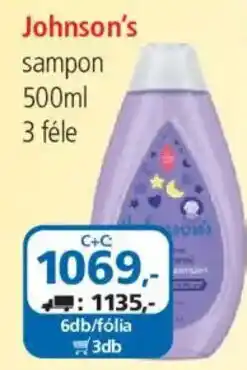 ÁRKLUB johnson's sampon ajánlat