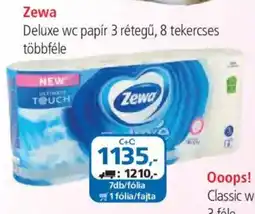 ÁRKLUB Zewa deluxe wc papír ajánlat