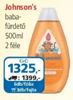 ÁRKLUB johnson's baba-fürdeto ajánlat