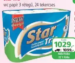 ÁRKLUB Star wc papír ajánlat