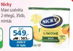 ÁRKLUB Nicky maxi szalvéta ajánlat