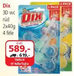 ÁRKLUB Dix 3d wc rúd ajánlat