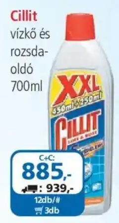ÁRKLUB Cillit vízkő és rozsda-oldó ajánlat
