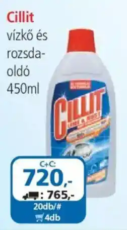 ÁRKLUB Cillit vízkő és rozsda-oldó ajánlat