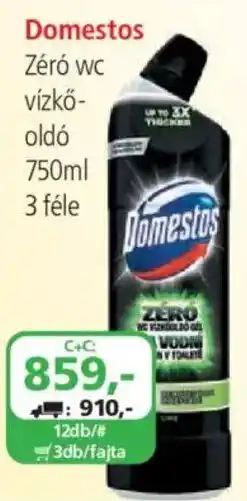 ÁRKLUB Domestos zéró wc vízkő-oldó ajánlat