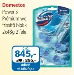 ÁRKLUB Domestos power 5 prémium wc frissítő blokk ajánlat