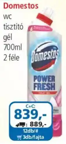 ÁRKLUB Domestos wc tisztító gél ajánlat