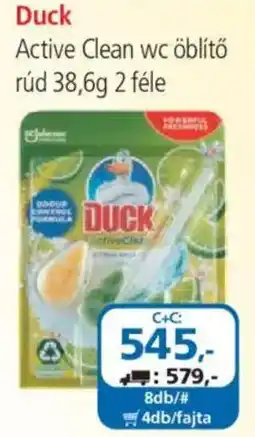 ÁRKLUB Duck active clean wc öblítő rúd ajánlat
