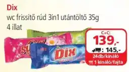 ÁRKLUB Dix wc frissítő rúd ajánlat