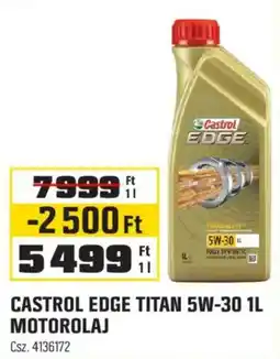 OBI Castrol edge titan motorolaj ajánlat