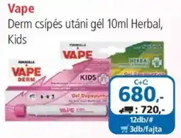 ÁRKLUB Vape derm csípés utáni gél ajánlat