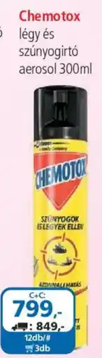 ÁRKLUB Chemotox légy és szúnyogirtó aerosol ajánlat