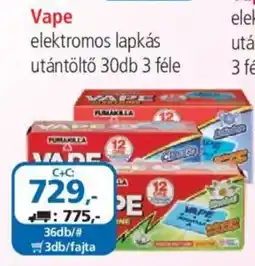 ÁRKLUB Vape elektromos lapkás ajánlat