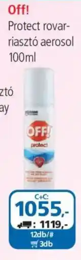 ÁRKLUB Off! protect rovarriasztó aerosol ajánlat