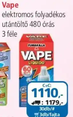 ÁRKLUB Vape elektromos folyadékos ajánlat