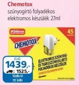 ÁRKLUB Chemotox szúnyogirtó folyadékos elektromos készülék ajánlat