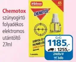 ÁRKLUB Chemotox szúnyogirtó folyadékos elektromos utántöltő ajánlat