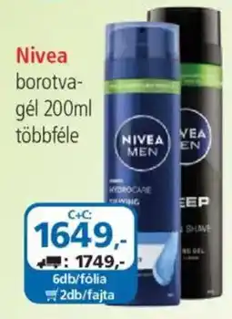 ÁRKLUB Nivea borotva-gél ajánlat