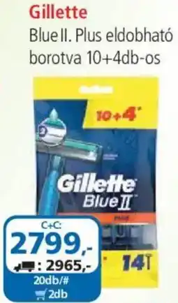 ÁRKLUB Gillette blue ii plus eldobható borotva ajánlat