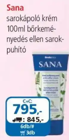ÁRKLUB Sana sarokápoló krém ajánlat