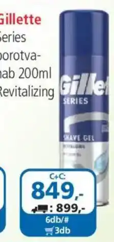 ÁRKLUB Gillette series borotva- hab ajánlat