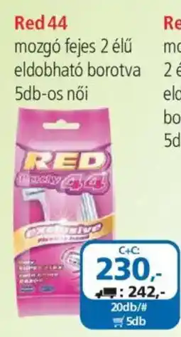 ÁRKLUB Red mozdó fejes 2 élű eldobható borotva ajánlat