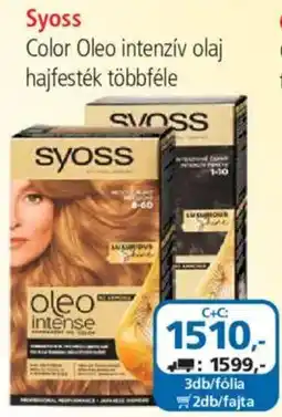 ÁRKLUB Syoss color oleo intenziv olaj hajfesték ajánlat