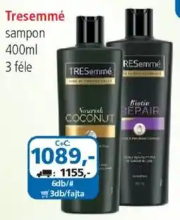 ÁRKLUB Tresemmé sampon ajánlat