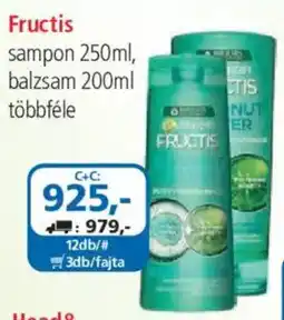 ÁRKLUB Fructis sampon balzsam ajánlat
